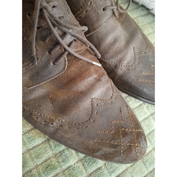 Dolce & Gabbana Men's Leather Brogue Shoes, Made In Italy.  Size US 11. - Picture 3 of 9